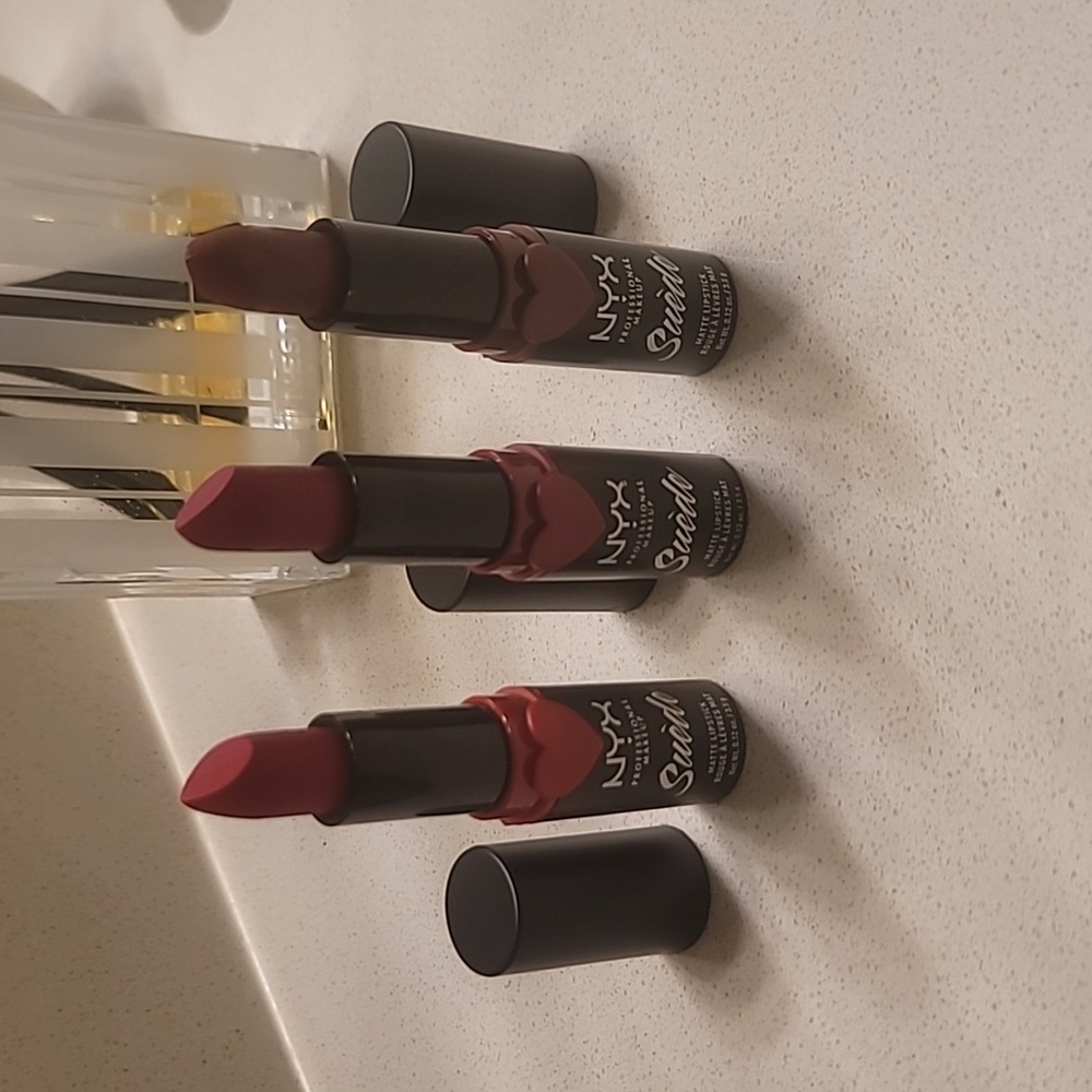 Brand new NYX Suede Matte Lipsticks - lot of three (3) - Picture 3 of 5